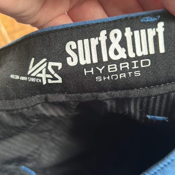 Blue volcom dual shorts size 34 ( hybrid ) - Picture 5 of 7